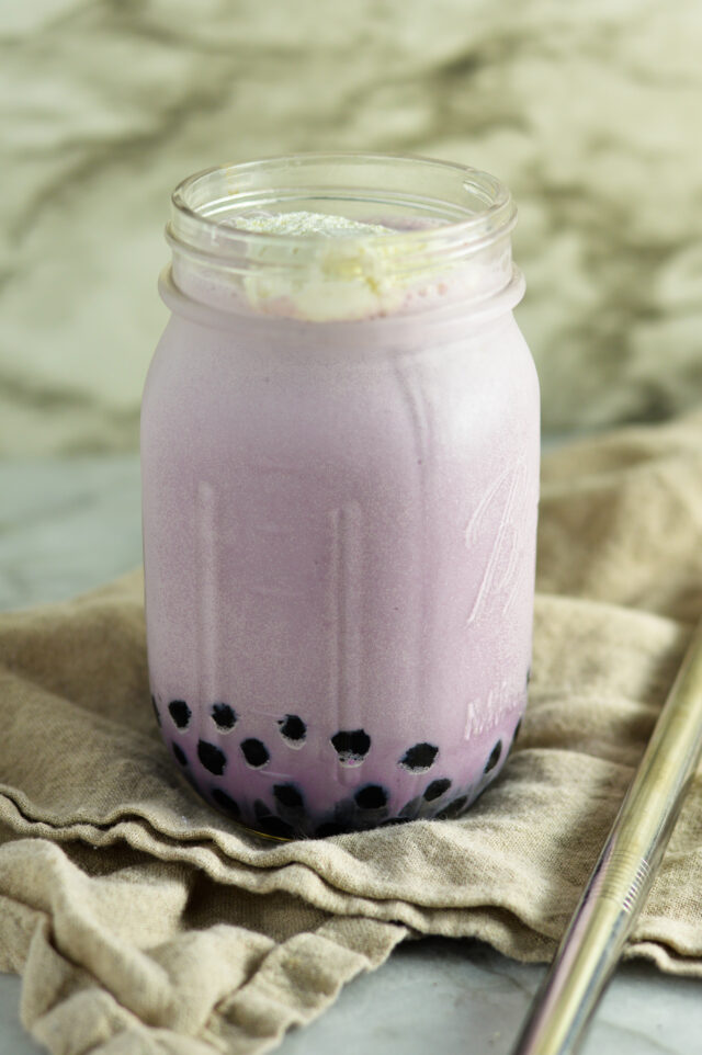 Taro Milkshake Bubble Tea A Taste Of Madness