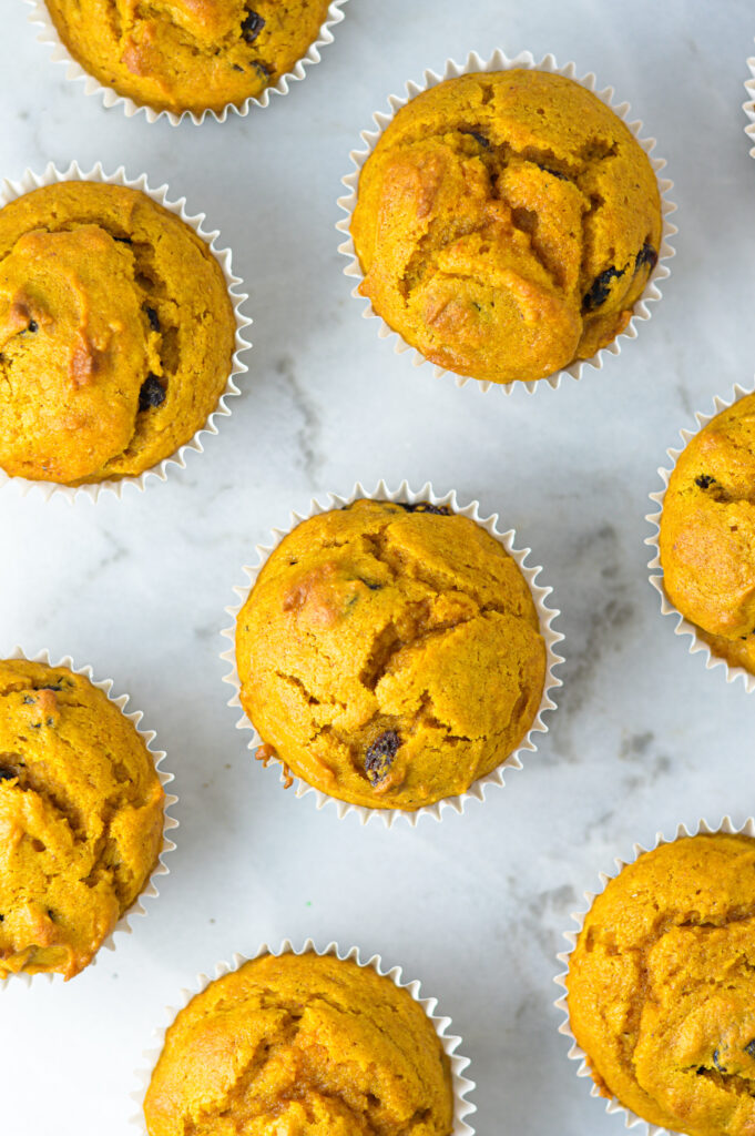 Pumpkin Raisin Muffins