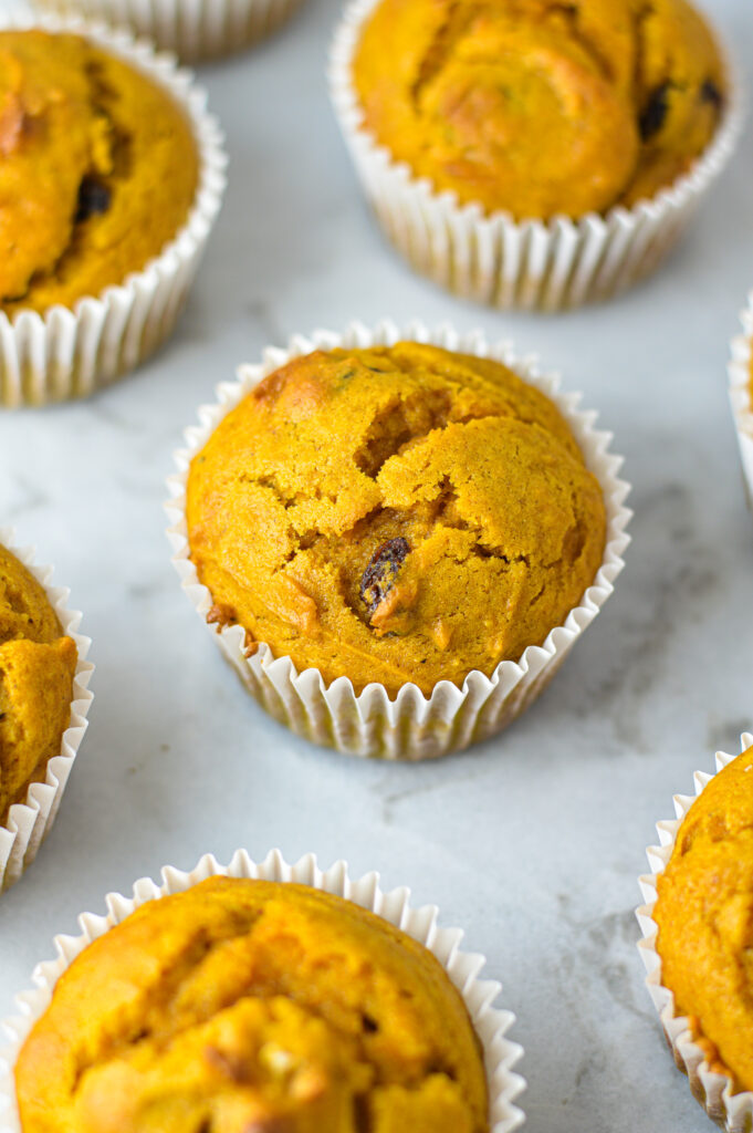 Pumpkin Raisin Muffins