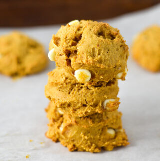 White Chocolate Pumpkin Cookies