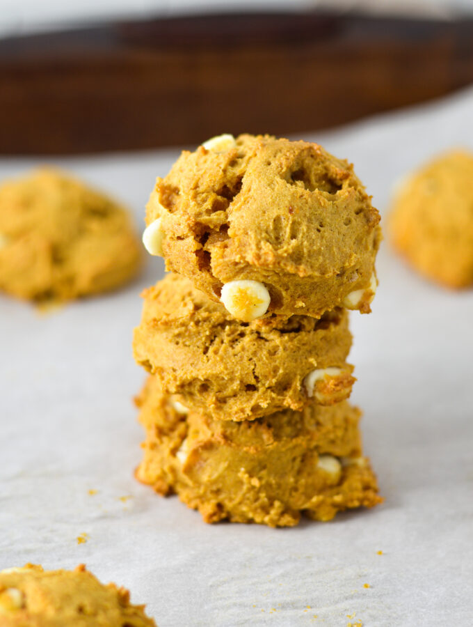 White Chocolate Pumpkin Cookies