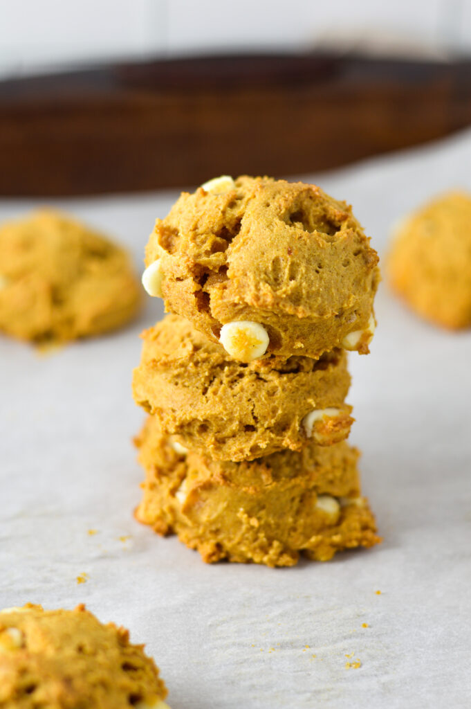 White Chocolate Pumpkin Cookies