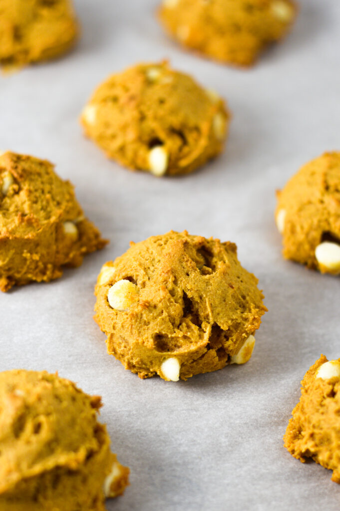 White Chocolate Pumpkin Cookies