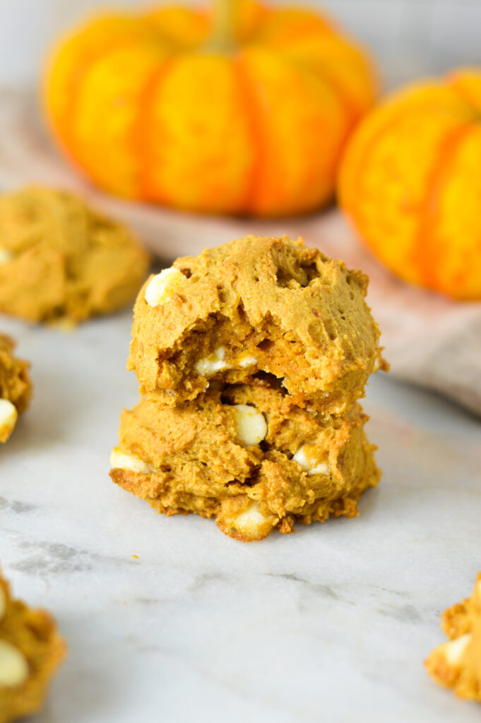 White Chocolate Pumpkin Cookies