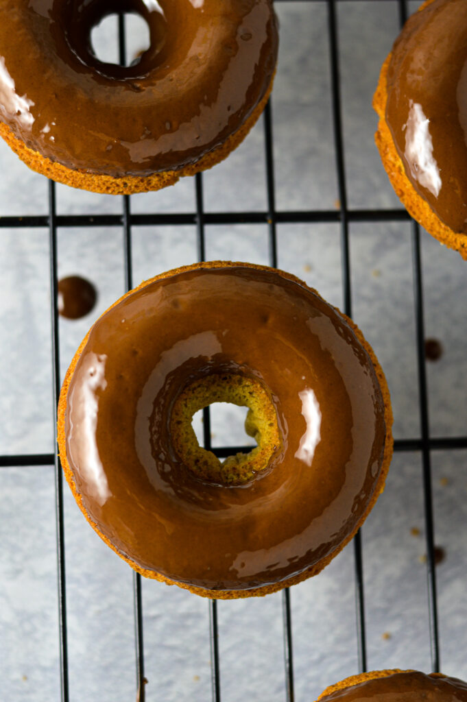 Chocolate Dip Baked Donut