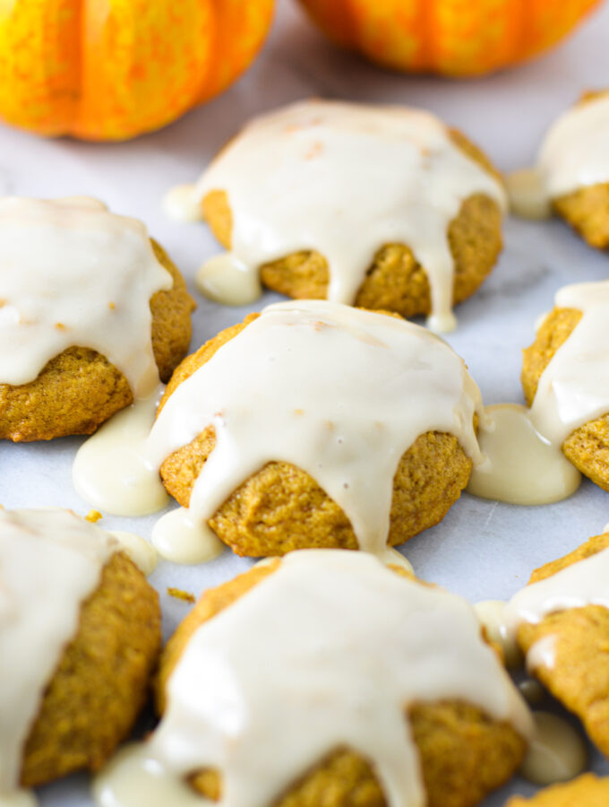 Iced Pumpkin Cookies