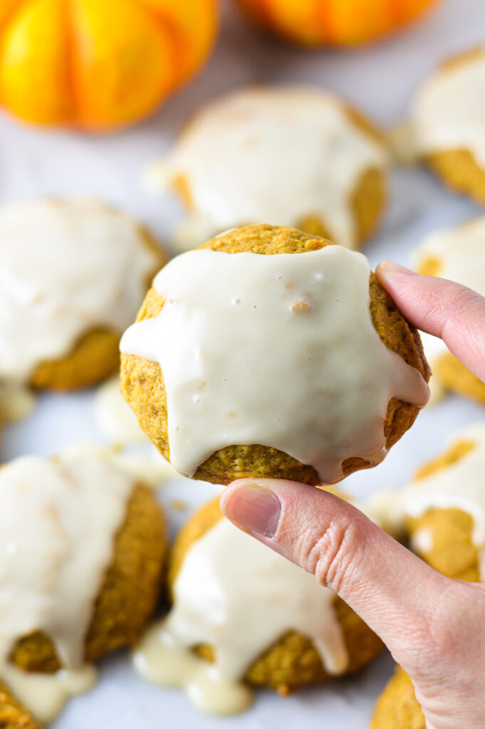 Iced Pumpkin Cookies