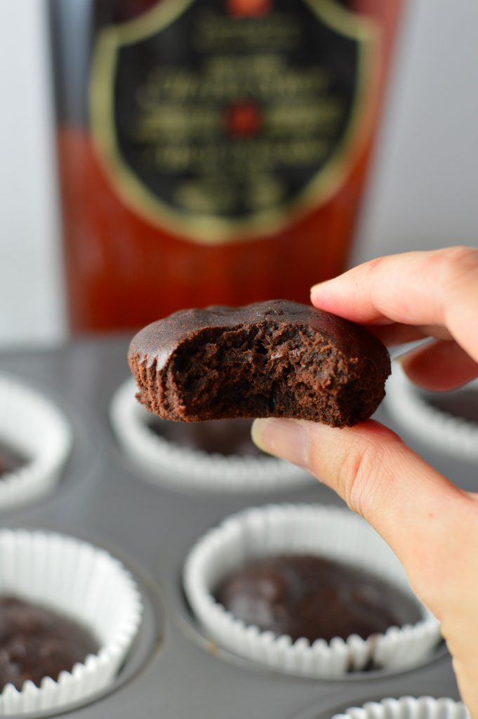 Simple Vegan Chocolate Maple Syrup Muffins that are easy to make, and healthier than your average muffin. Dense and chewy, and refined sugar free.