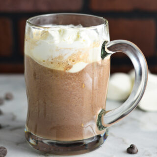 Melted Marshmallow Hot Chocolate