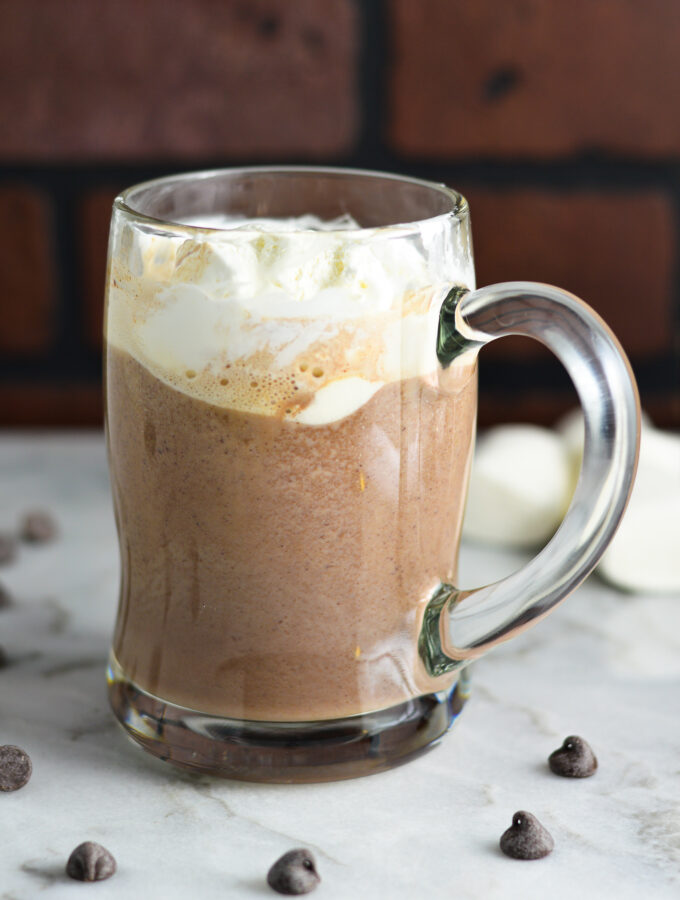 Melted Marshmallow Hot Chocolate