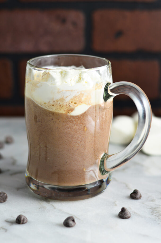 Melted Marshmallow Hot Chocolate