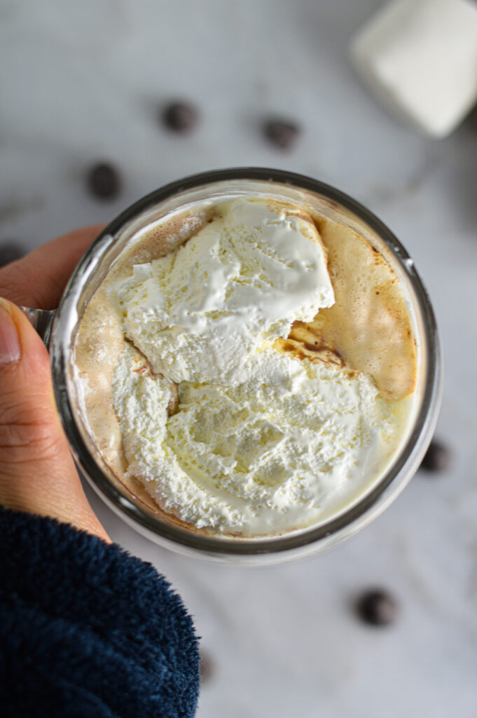 Melted Marshmallow Hot Chocolate