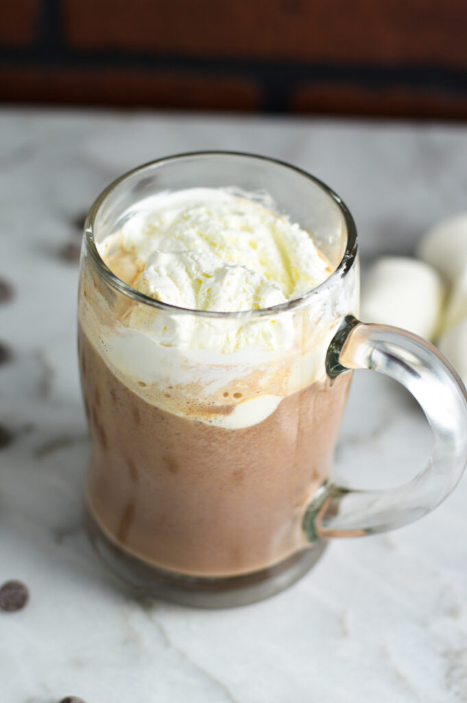 Melted Marshmallow Hot Chocolate