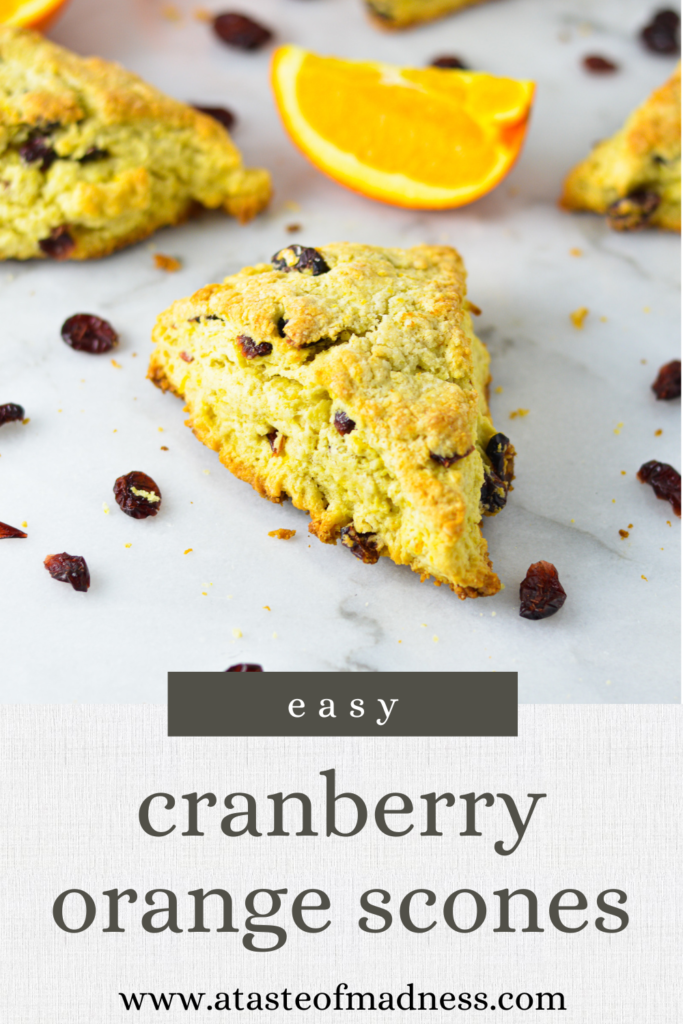 Cranberry Orange Scones