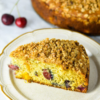 Cherry Mango Coffee Cake