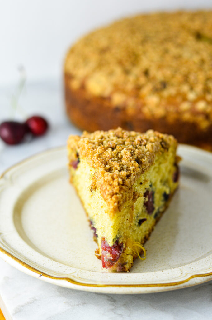 Cherry Mango Coffee Cake