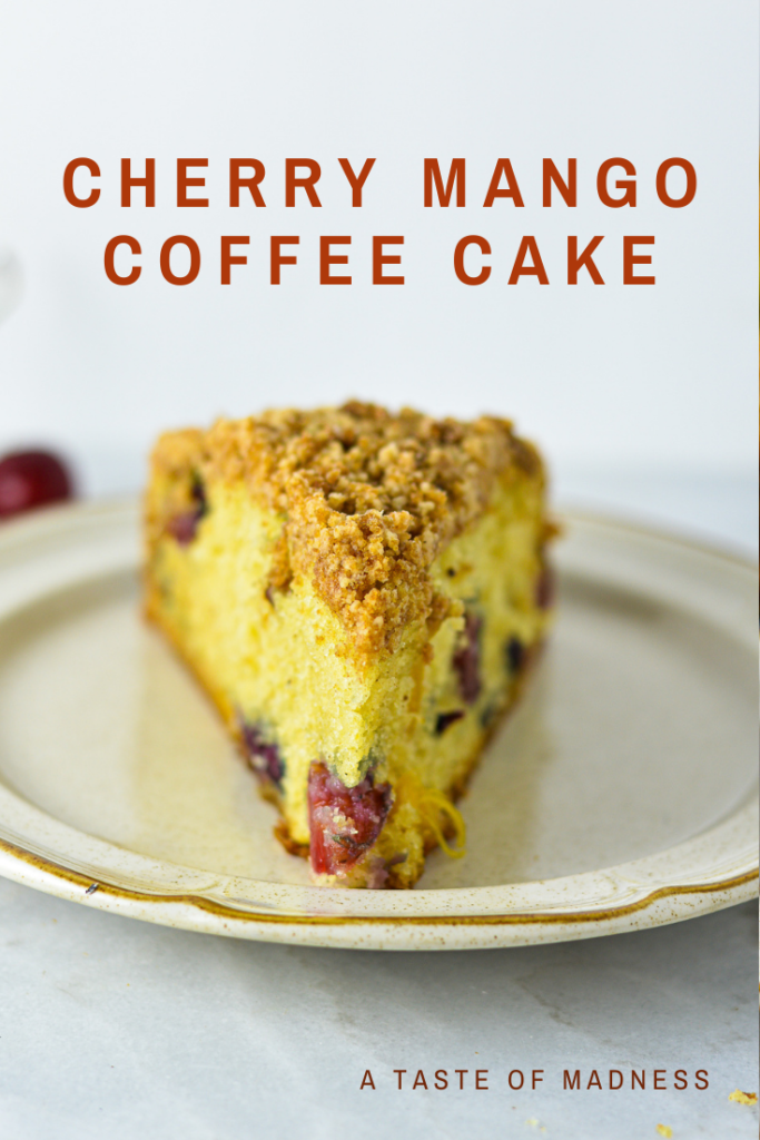 Cherry Mango Coffee Cake