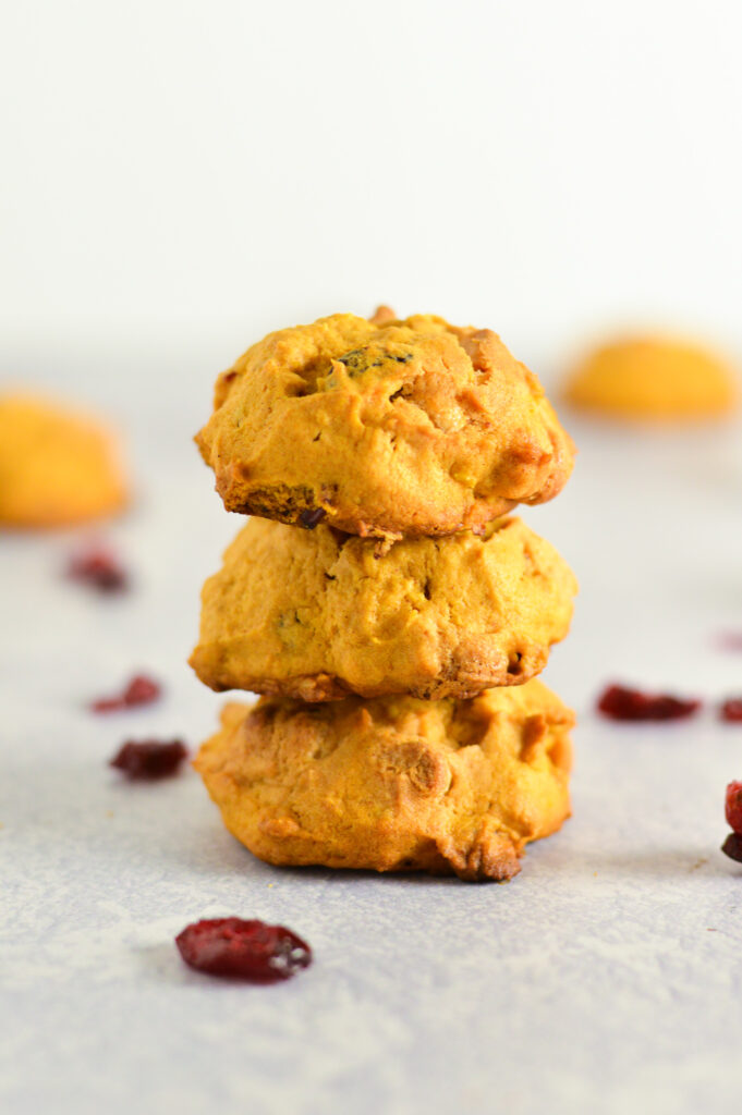 Pumpkin, Cranberry, White Chocolate, Oatmeal Cookies