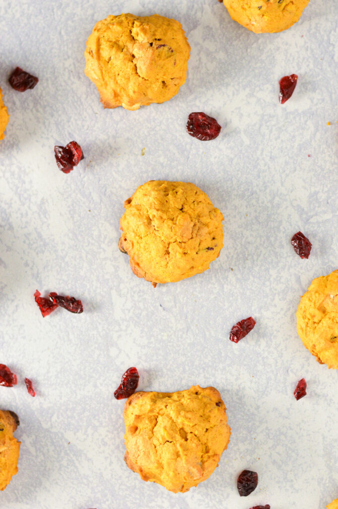 Pumpkin, Cranberry, White Chocolate, Oatmeal Cookies