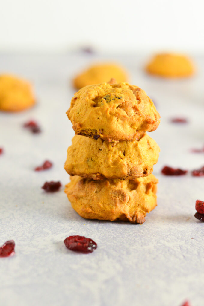 Pumpkin, Cranberry, White Chocolate, Oatmeal Cookies