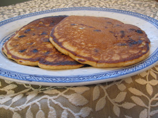 Whole Wheat Chocolate Chip Pancakes