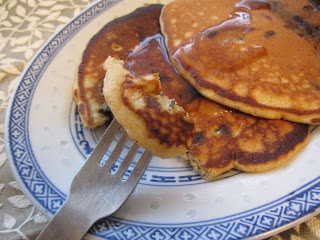 Whole Wheat Chocolate Chip Pancakes