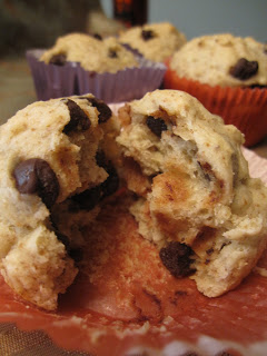 Sour Cream Chocolate Chip Muffins