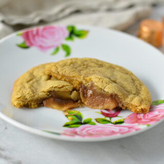 Rolo Filled Brown Butter Cookies