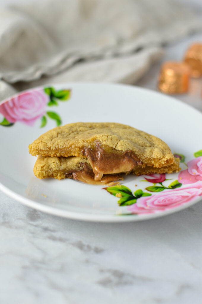 Rolo Filled Brown Butter Cookies