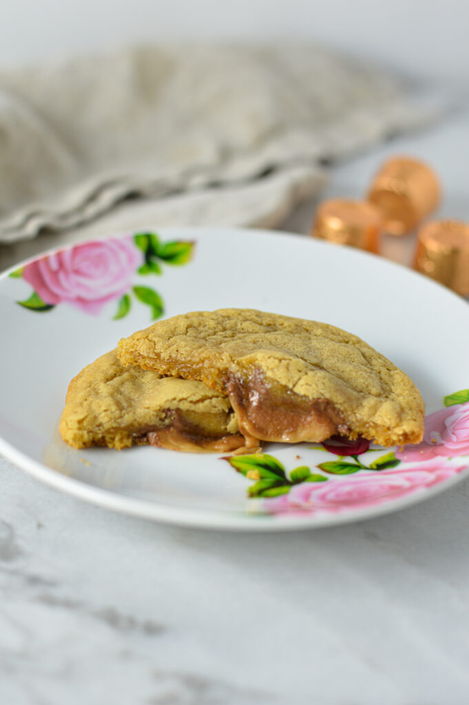 Rolo Filled Brown Butter Cookies