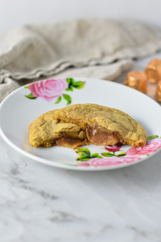 Rolo Filled Brown Butter Cookies