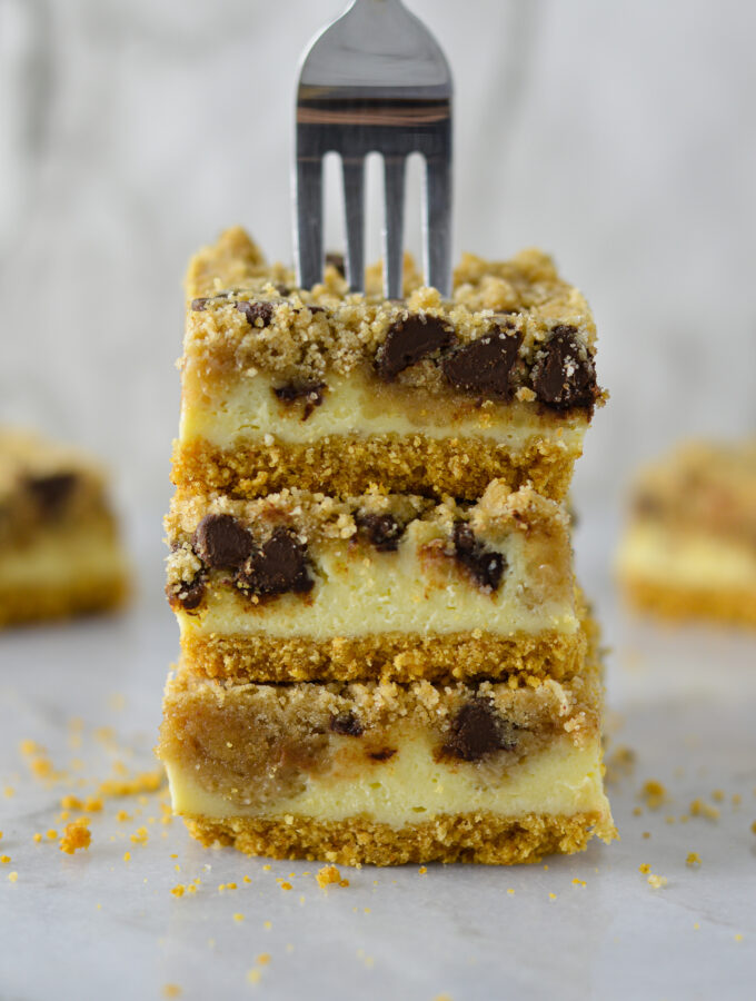 Cookie Dough Cheesecake Bars