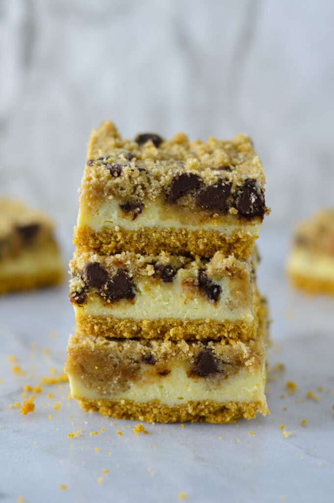 Cookie Dough Cheesecake Bars