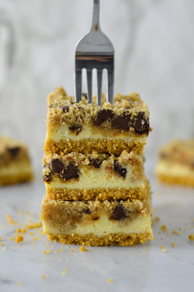 Cookie Dough Cheesecake Bars