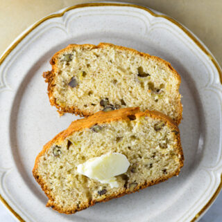 Cream Cheese Banana Pecan Bread