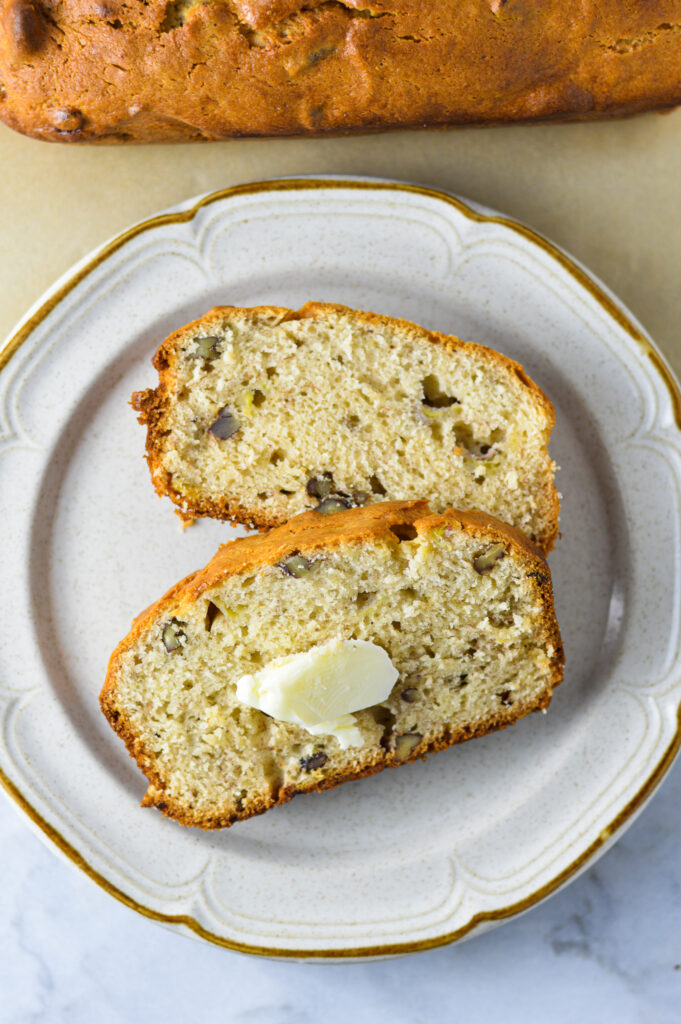 Cream Cheese Banana Pecan Bread