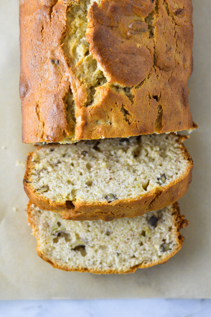 Cream Cheese Banana Pecan Bread