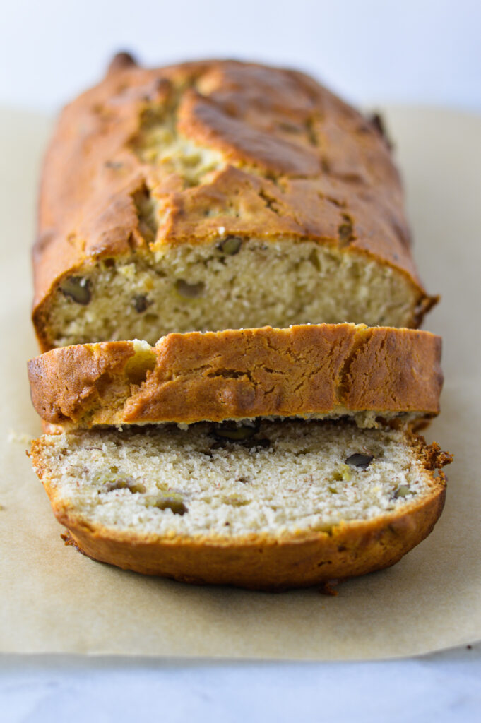 Cream Cheese Banana Pecan Bread