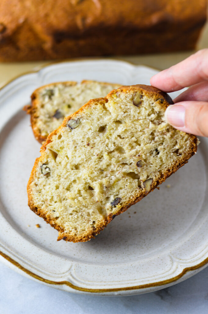 Cream Cheese Banana Pecan Bread