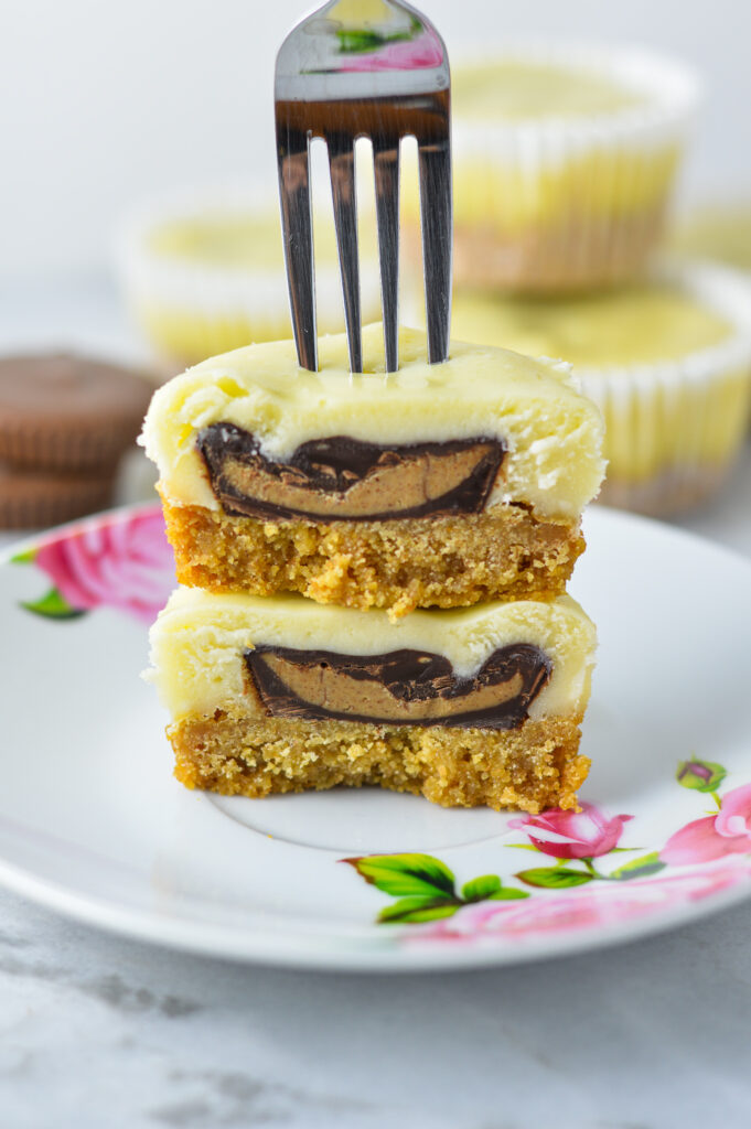 Mini Peanut Butter Cup Cheesecakes