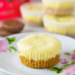 Mini Peanut Butter Cup Cheesecakes