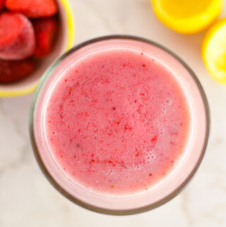 Soy Strawberry Lemon Smoothie