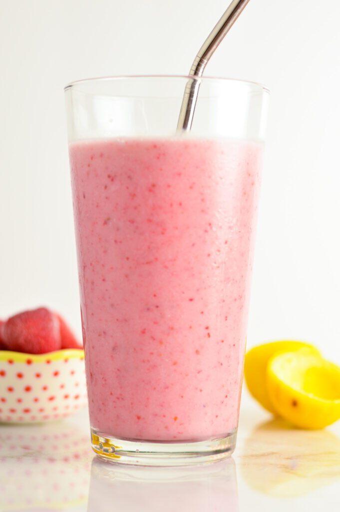 Soy Strawberry Lemon Smoothie