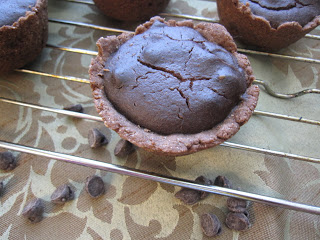 Sweet Mini Chocolate Pumpkin Tarts recipe. This recipe is eggless and healthier than your typical dessert treat.