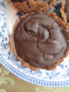 Sweet Mini Chocolate Pumpkin Tarts recipe. This recipe is eggless and healthier than your typical dessert treat.