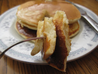 Easy Cream Cheese Pancakes recipe. This is one of my favourite breakfast ideas to make for a lazy weekend brunch.