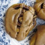 Pumpkin Cinnamon Rolls with Caramel Frosting