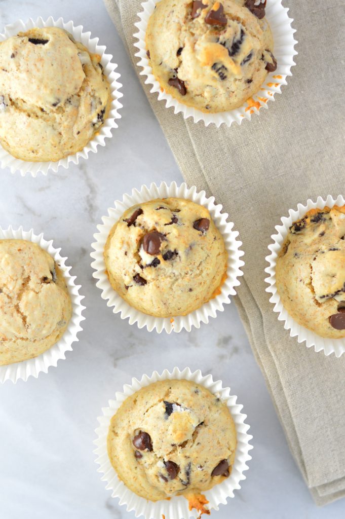 Easy Chocolate Chip Oreo Muffins. This is such a quick and easy recipe that is perfect for a snack or a less sweet dessert idea.