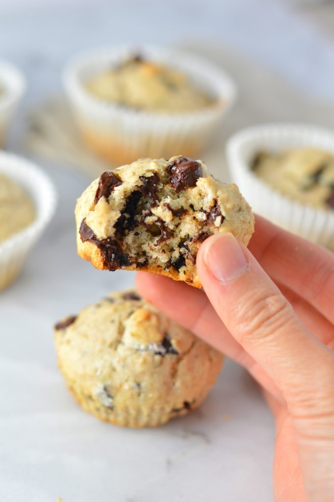 Easy Chocolate Chip Oreo Muffins. This is such a quick and easy recipe that is perfect for a snack or a less sweet dessert idea.