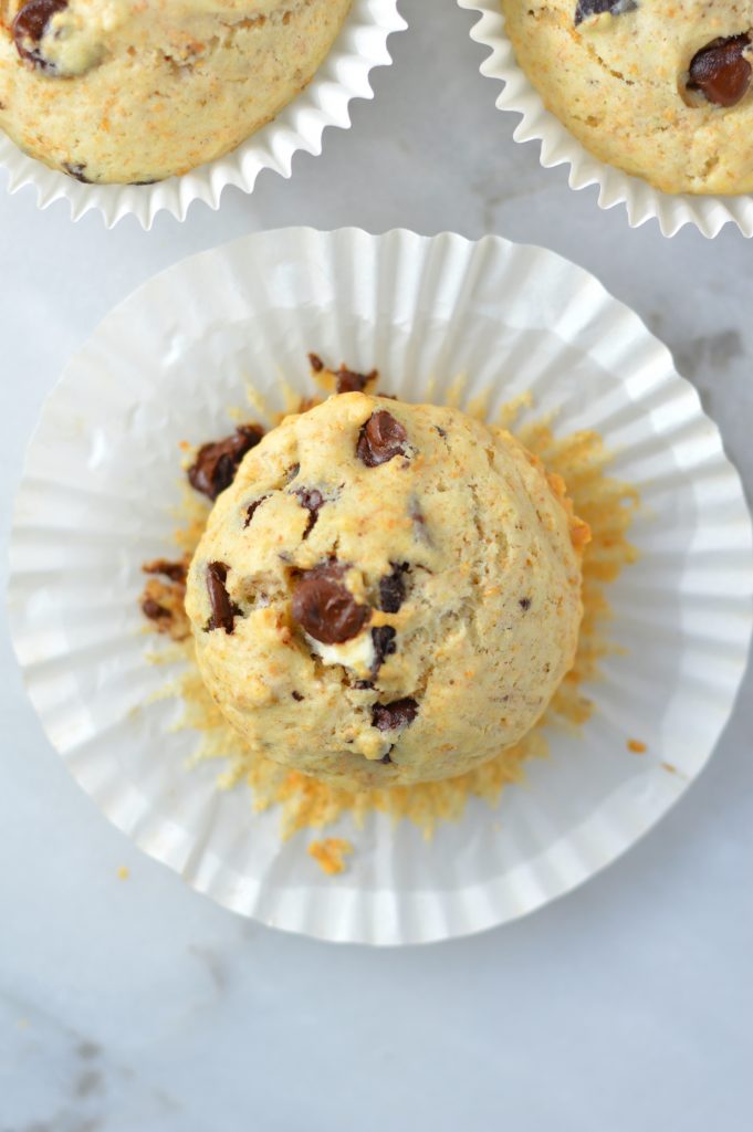 Easy Chocolate Chip Oreo Muffins. This is such a quick and easy recipe that is perfect for a snack or a less sweet dessert idea.